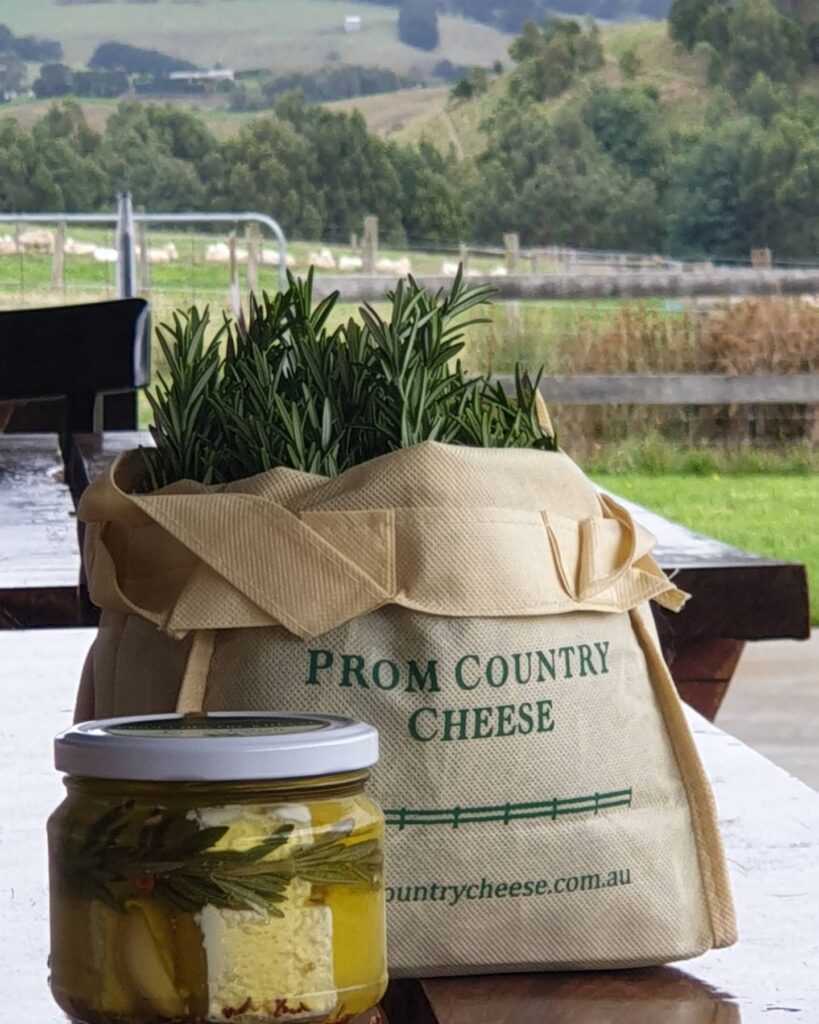 Prom Country Cheese is a South Gippsland business. Visitors to our farm gate can sample our award winning cheese in the sampling room or out on the verandah enjoying the stunning Gippsland view.