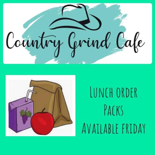 Country Grind Cafe are famous for their lunch packs Lang Lang Vic. Come and visit on Friday and pick up a pack of homemade treats