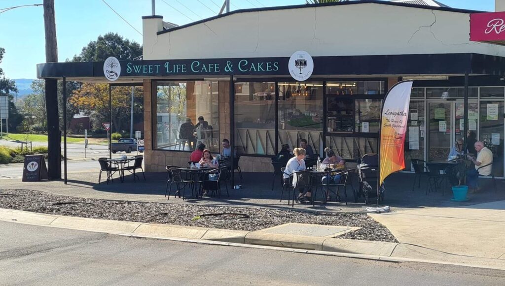 Sweet Life Cafe and Cakes is one of the very popular Leongatha cafes. A beautiful sunny and convenient spot for your next get together over a wonderful meal.