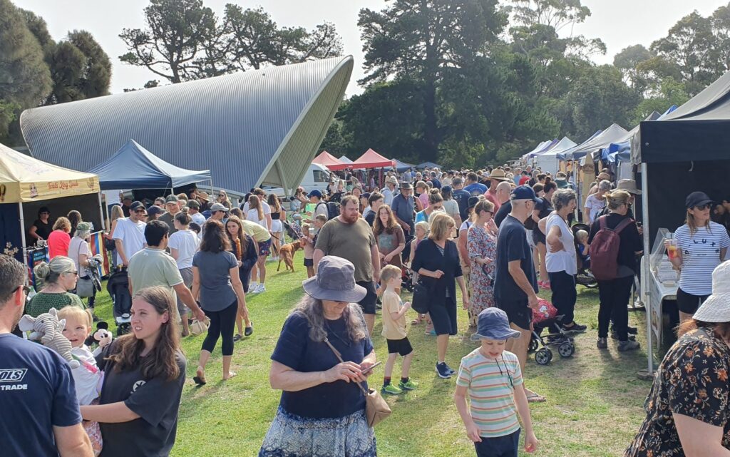 The Inverloch Lions Community Farmers Market has products from local farmers and producers. Run by the Lions Club it is held on last Sunday of month from 9am