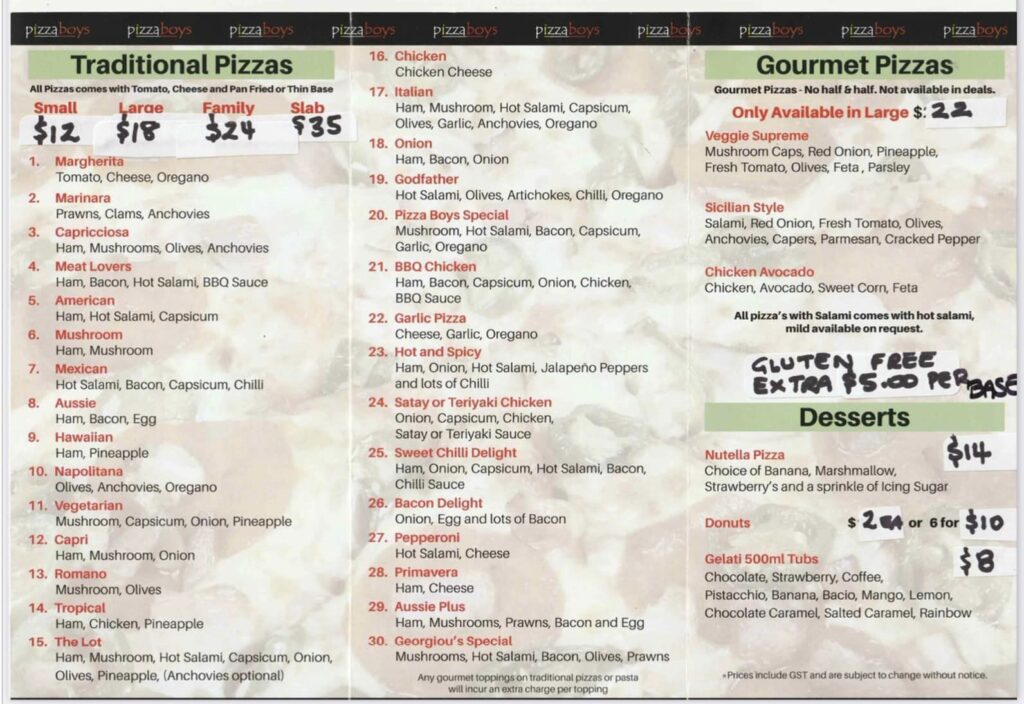 This Morwell pizza restaurant serves the tastiest pizzas around the region always using the freshest ingredients