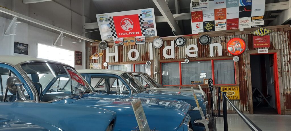 The Trafalgar Motor Museum is filled with Holden history. Come and remember the yesterday..