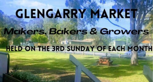 Glengarry Market is where you will find a great variety of art/craft stalls, plants, fudge, produce, spices, fresh flowers. etc